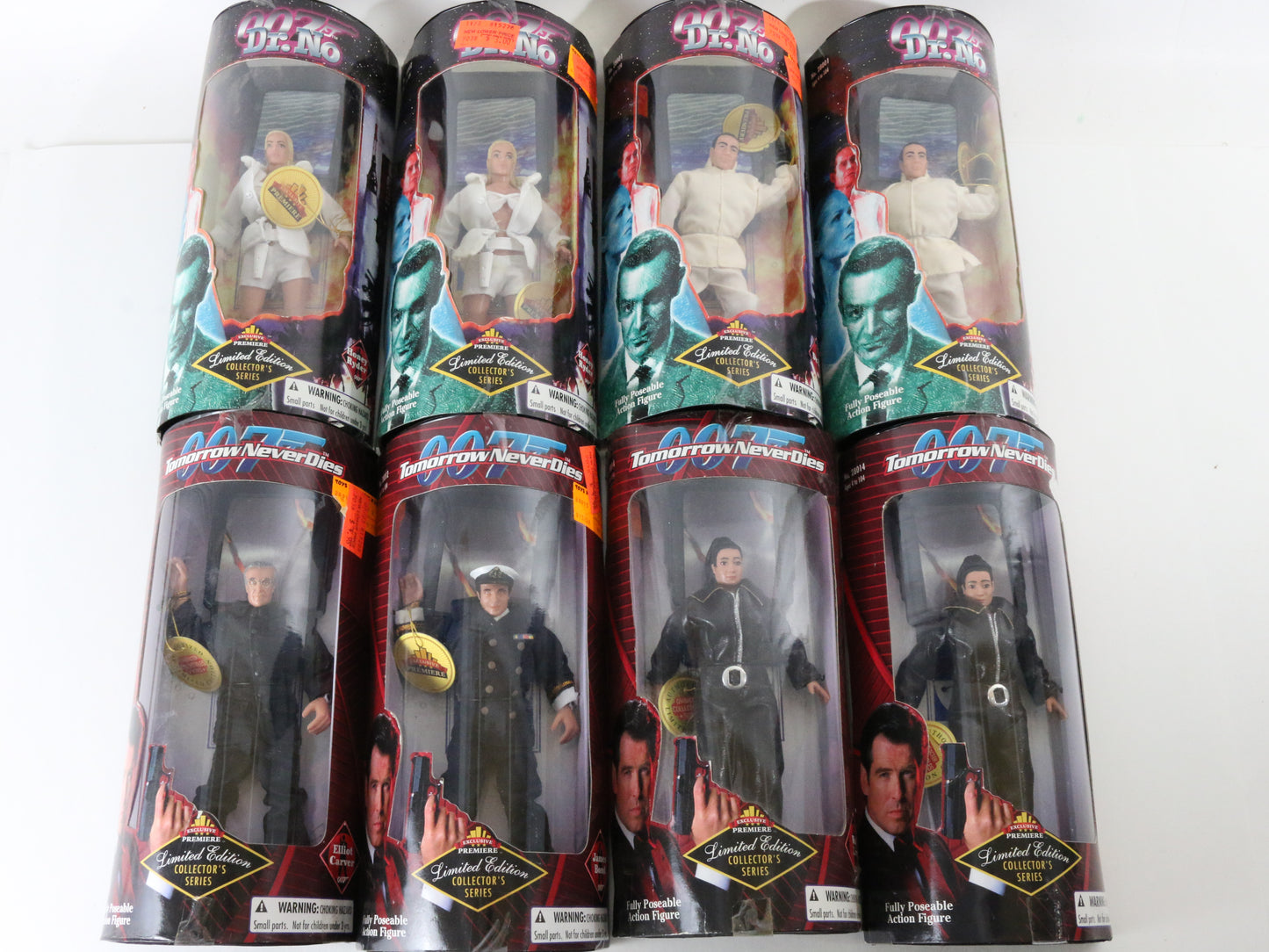 Lot Of 8 007 James Bond Tomorrow Never Dies Dr No Exclusive Premiere Figures