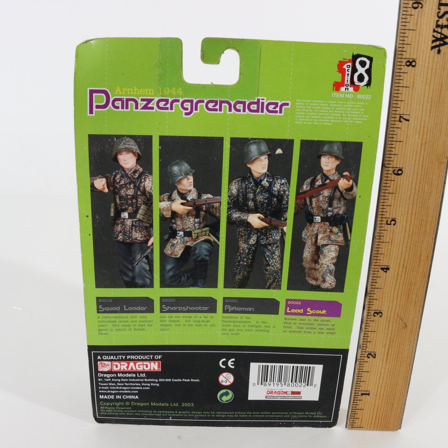 Lead Scout Panzergrenadier Arnhem 1944 Action 18 1:18 Dragon Figure 80022