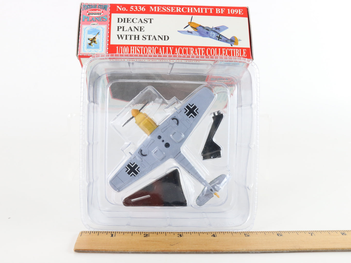 Messerschmitt Bf109e Fighter Plane WW2 Postage Stamp Model Power 1:100 Me-109