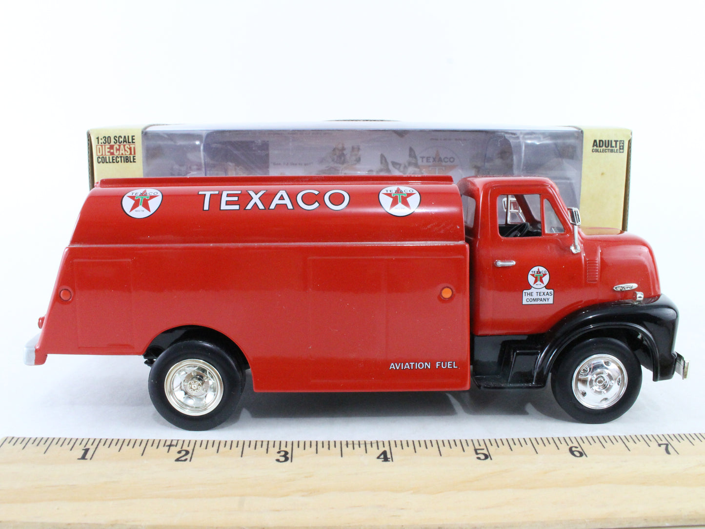 1953 Ford Tanker Truck Texaco Vintage Fuel 1:30 Scale Model Cp7520