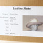 Sonni of California Ladies Violet Purple Boutique Hat W/ White Ribbon 7 56cm