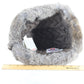 Biltmore Ladies Dark Brown Genuine Rabbit Fur Bomber Winter Hat l