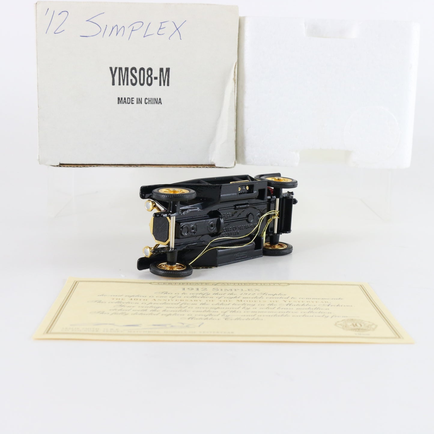 1912 Simplex 40th Models Of Yesteryear Matchbox 1:43 Model Car Yms08-m