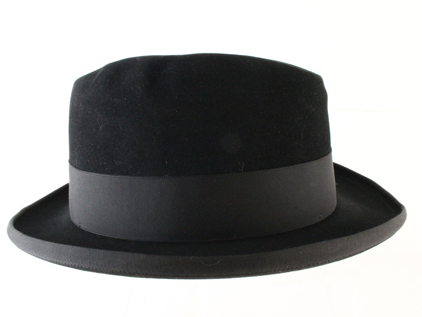 Cavanagh Hats New York Mens Black Felt Homburg W/ Ribbon MULTIPLE SIZES