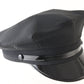 Mens Black Chauffeur Cap UNITE Quality Made for Business MULTIPLE SIZES