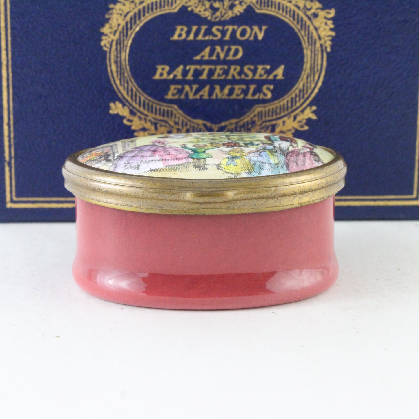 Halcyon Days Limited Edition Christmas 1971 Enamel Pill Box 1st Christmas