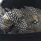 Mr John Classic Ladies Black Wool Felt Boutique Hat W/ Feathers 7 56cm