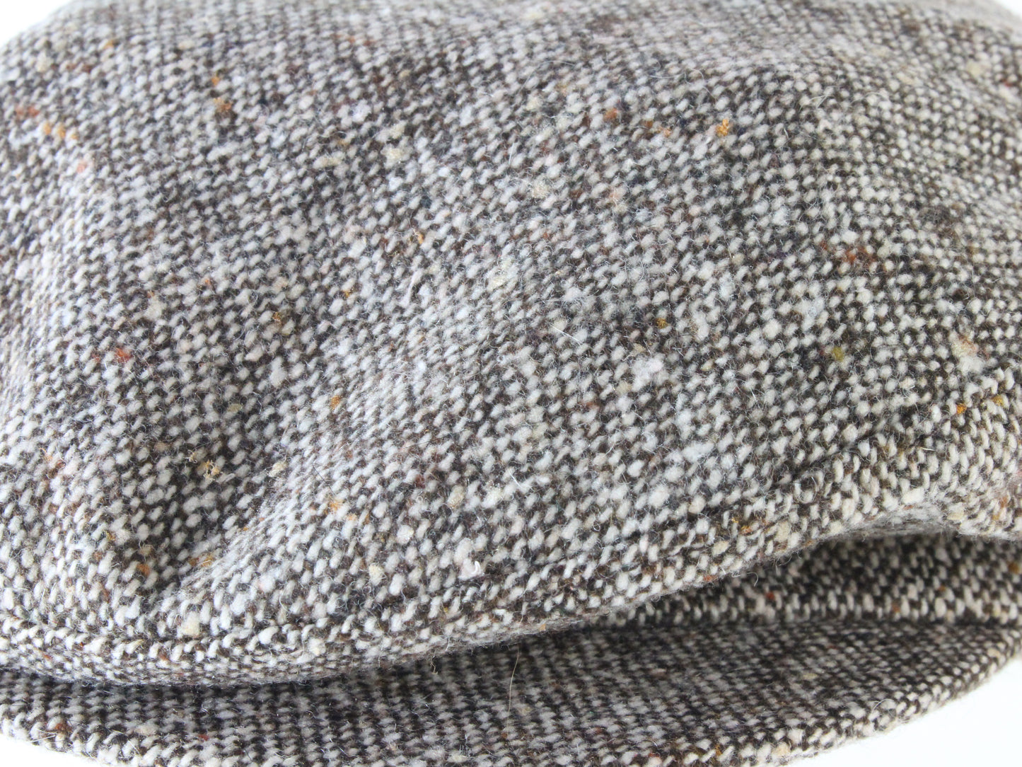 Bee Hats Mens Brown Mix Scally Cap Ivy Cap W/ Tan Interior M