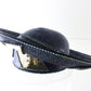 George Zamaul New York Ladies Navy Blue Boutique Hat W/ Rhinestones 7 56cm