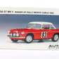 1964 MGB GT MKII Rally #83 Red Autoart Millennium 1:18 Model Car 86481, AUTOART 1:18, High End Diecast, Scale Model, Detailed Model Car, Vintage AutoArt, Auto Art Scale