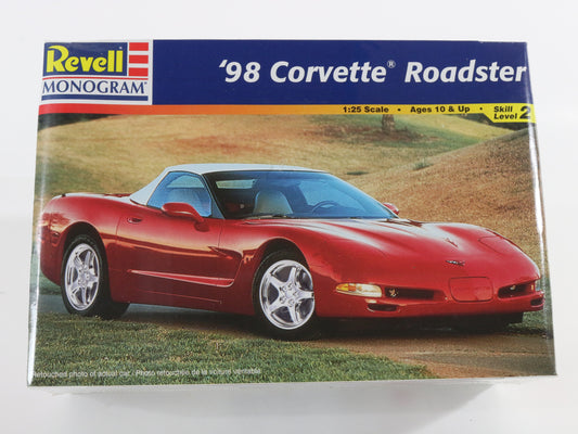 1998 '98 Chevrolet Corvette Roadster Model Car Kit Revell Monogram 1:25 85-2527