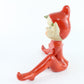 Vintage Elf Suit Red Large Ceramic Pixie Japan 6 In