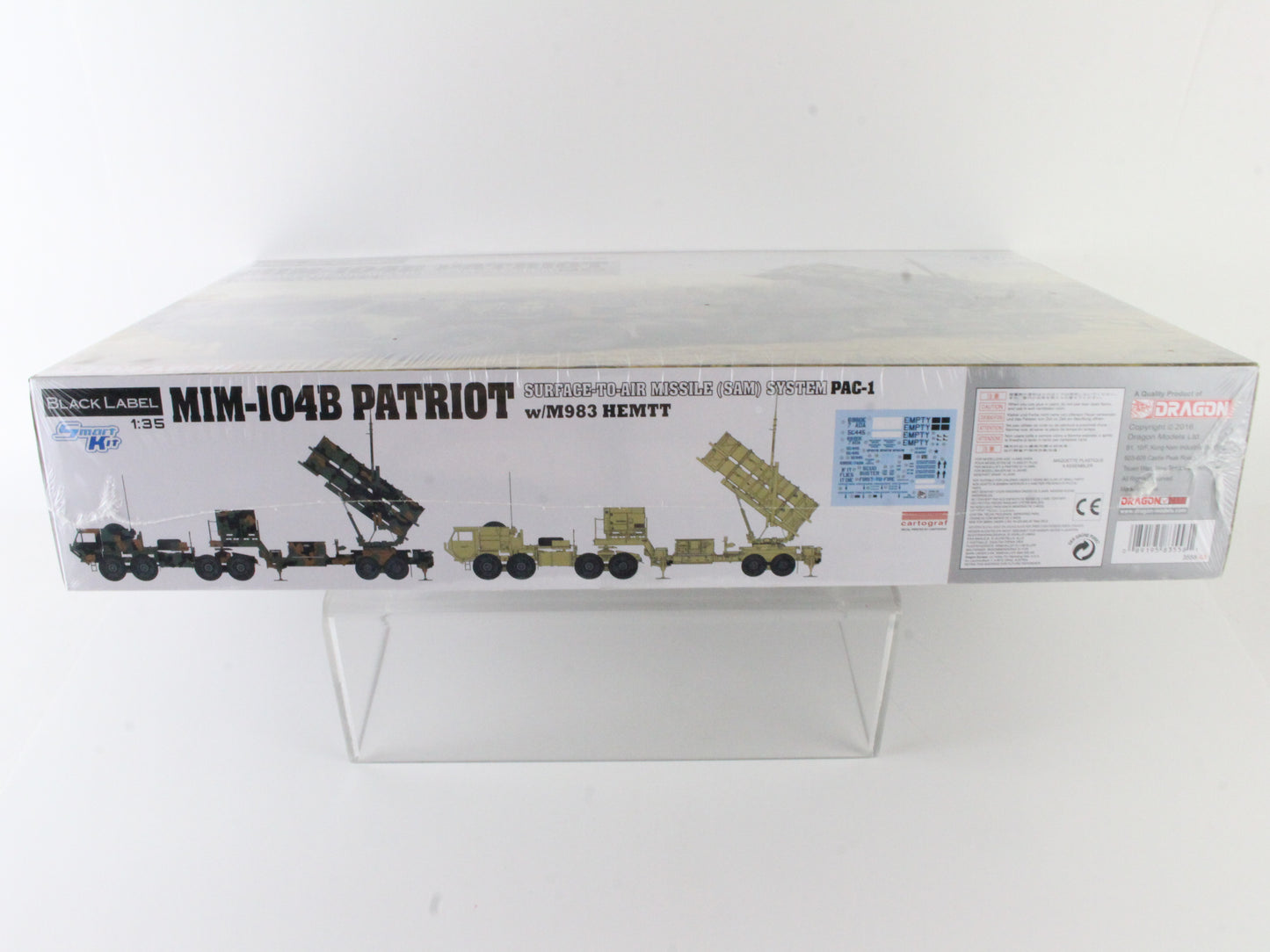 MIM-104b Patriot Surface-to-air Missile Pac-1 Black Label 1:35 Dragon 3558