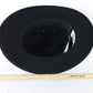 Fiesta Santa Barbara Mens Black Wool Felt Water Resistant Fedora SIZE: M