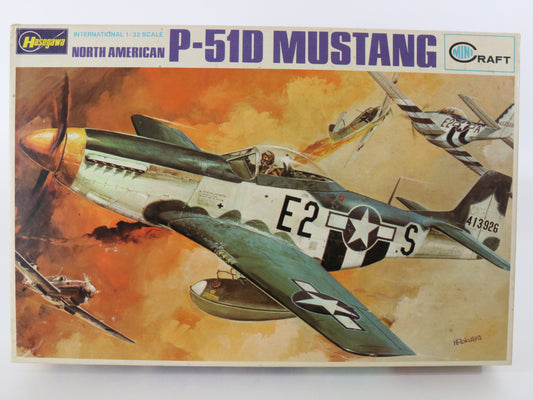 WWII P-51d Mustang North American Mini Craft Hasegawa 1:32 Js-086:500