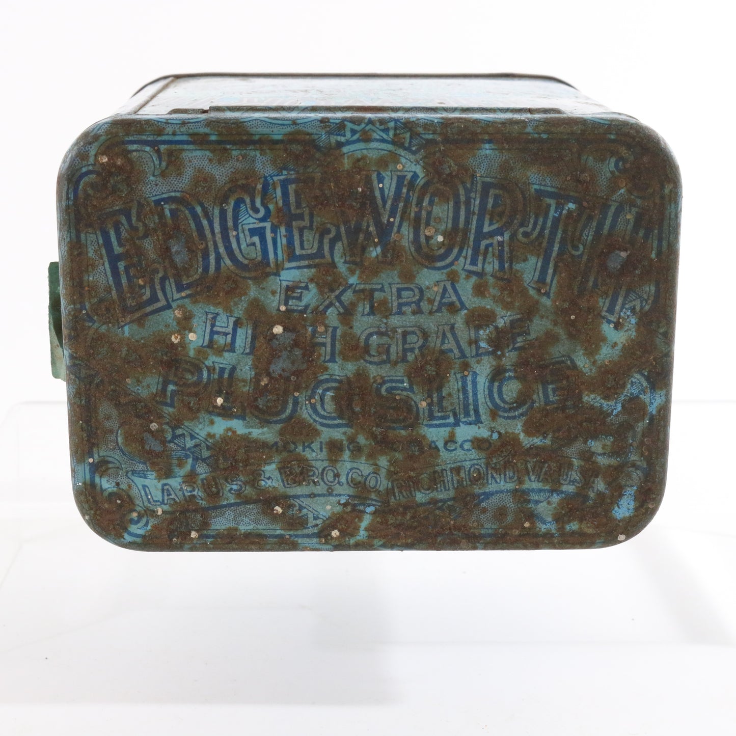 Edgeworth Extra High Grade Plug Slice Tobacco Vintage Metal Tin Can Container