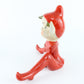 Vintage Red Elf Suit Large Ceramic Pixie Japan 6 In