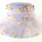 Frank Olive the Gold Standard Ladies Lilac Purple Straw Hat W/ Flowers 7 56cm