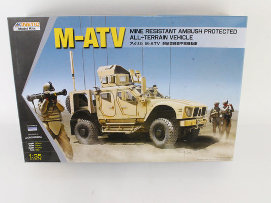 M-ATV Mine Resistent Ambush Protected Atv 1:35 Kinetic Model Kit K61007