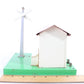 Lionel O Postwar 45n Green Red & White Railroad Crossing Automatic Gateman