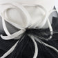 Marzi Italy Black & White Ladies Boutique Hat Felt 7 1/8 57cm
