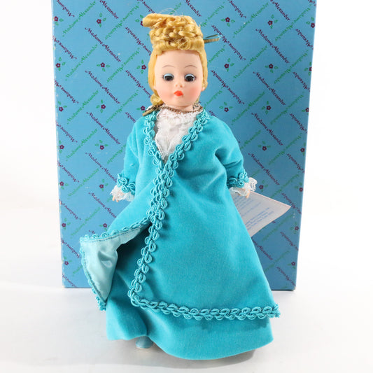 Madam Alexander Portrettes Violetta Blue Dress 10" Doll W/ Box