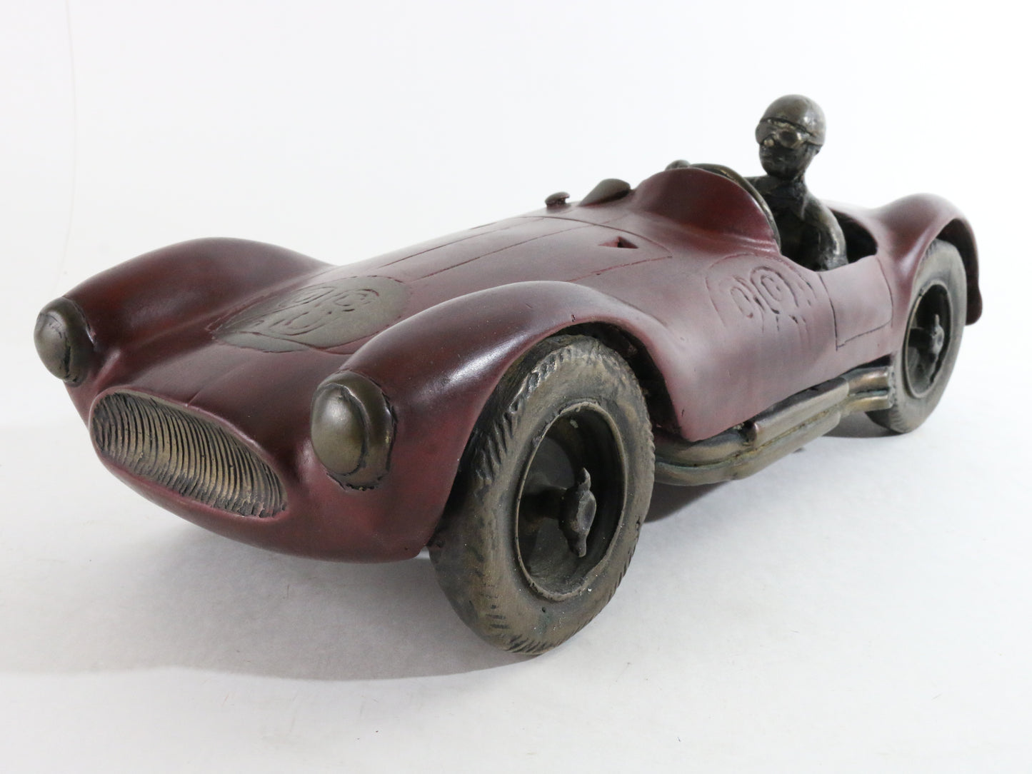 Bronze #28 Maserati A6GCS Model Race Car 16.5" 23lbs 4oz WOW ONE OF A KIND