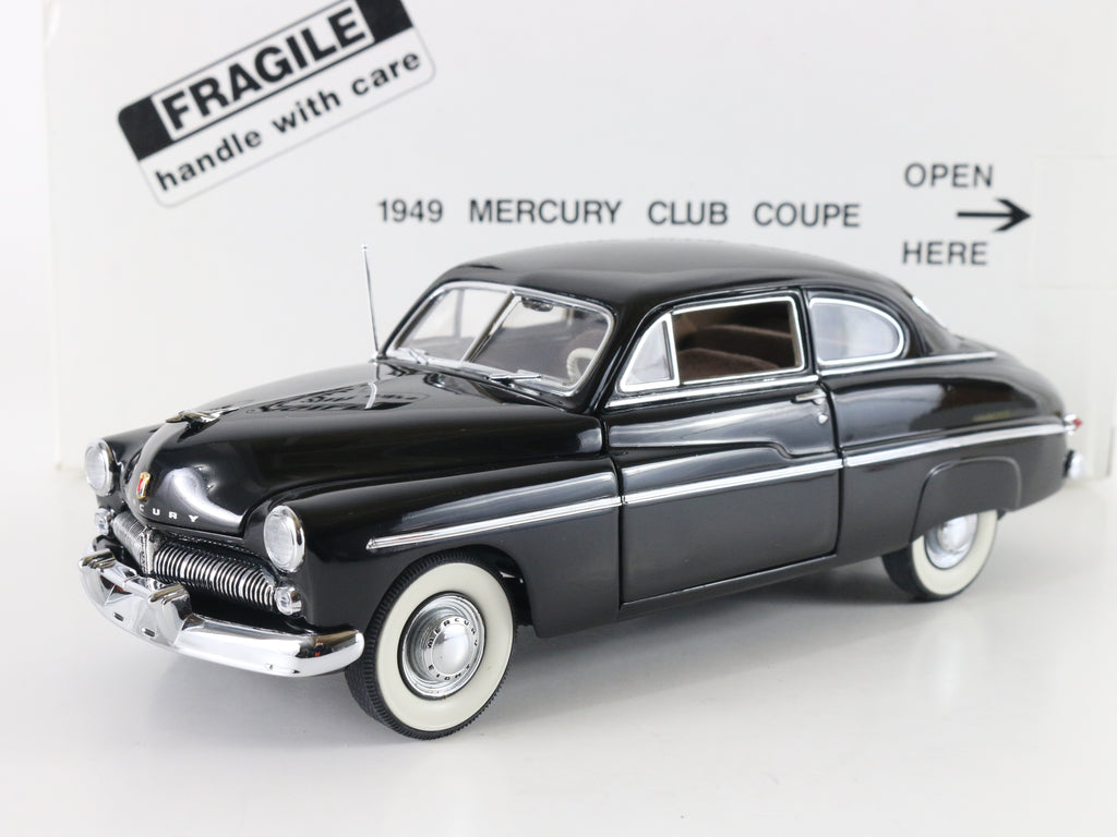 1949 Mercury Club Coupe Black Danbury Mint 1:24 Model Car