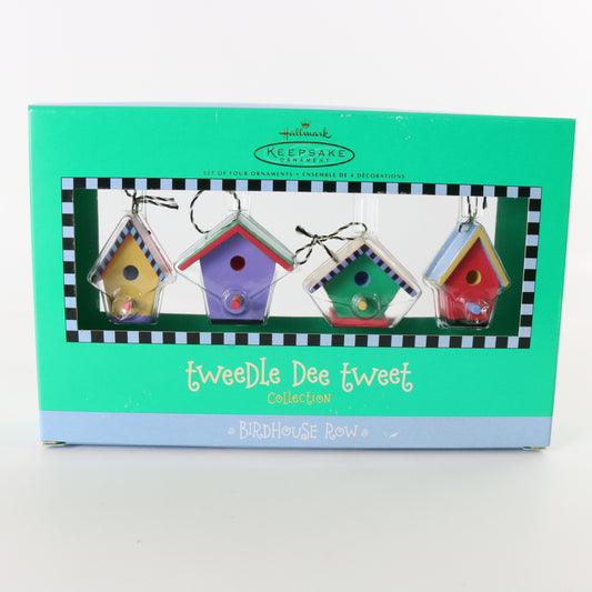 Hallmark Keepsake Birdhouse Row Tweedle Dee Tweet Easter / XMAS Ornament 2003