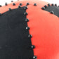 Mr John Classic Ladies Red and Black Wool Felt Hat W/ Beads 7 56cm