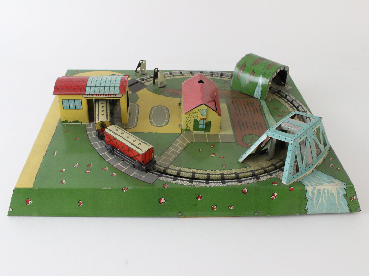 FJ Riviera Express Windup Tin Joujouville Train Tin Toy