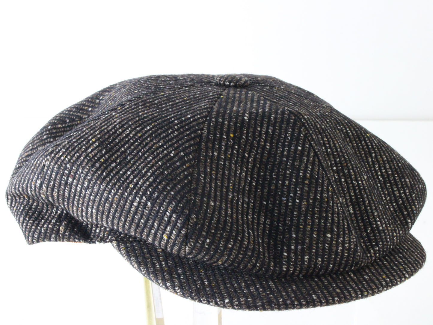 Borsalino Doria Mens Brown Mix Wool Silk Blend Sport Cap Newsboy MULTIPLE SIZES