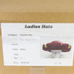 Don Anderson Ladies Elegant Wine Red Wool Felt Hat W/ Gold Details 6 7/8 55cm