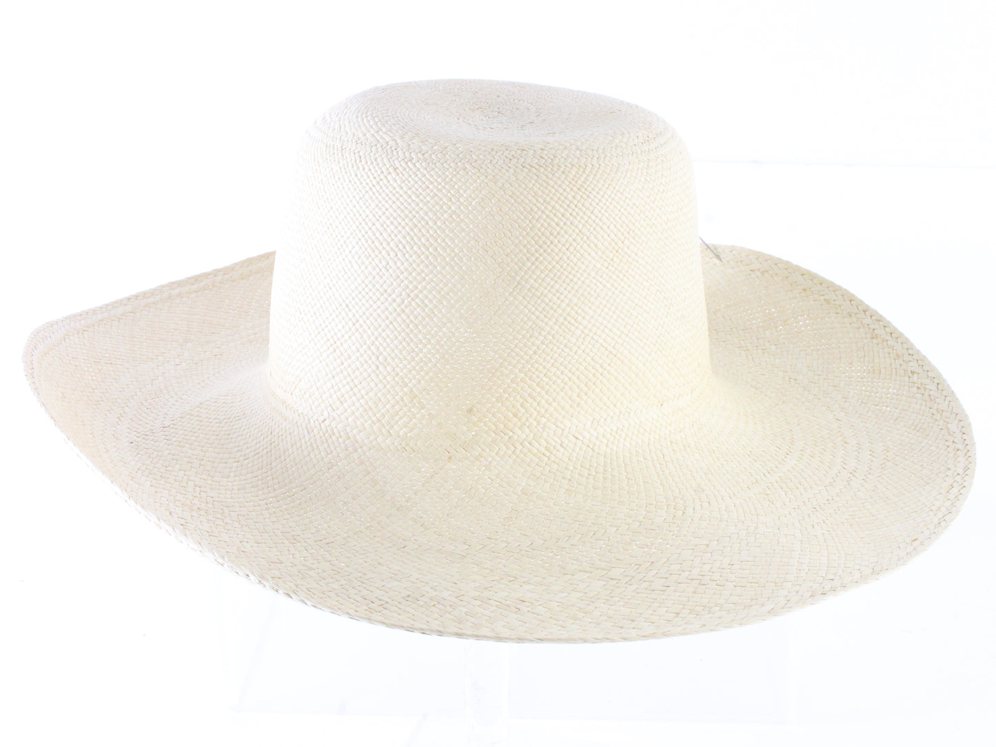 Ladies Boutique Elegant Natural Straw Summer Hat 7 1/8 57cm