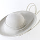 George Zamaul Ladies Couture Ivory Felt Boutique Hat W/ Rhinestones 7 1/8 57cm