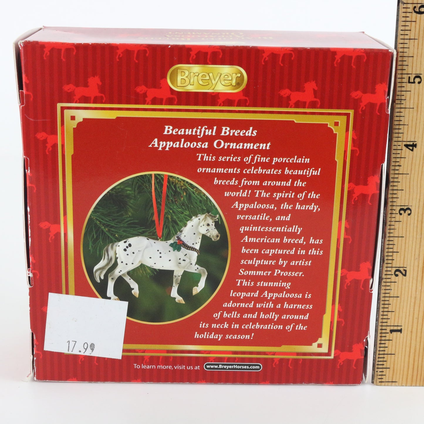 Beautiful Breeds Appaloosa Ornament Breyer Horse Model 700514