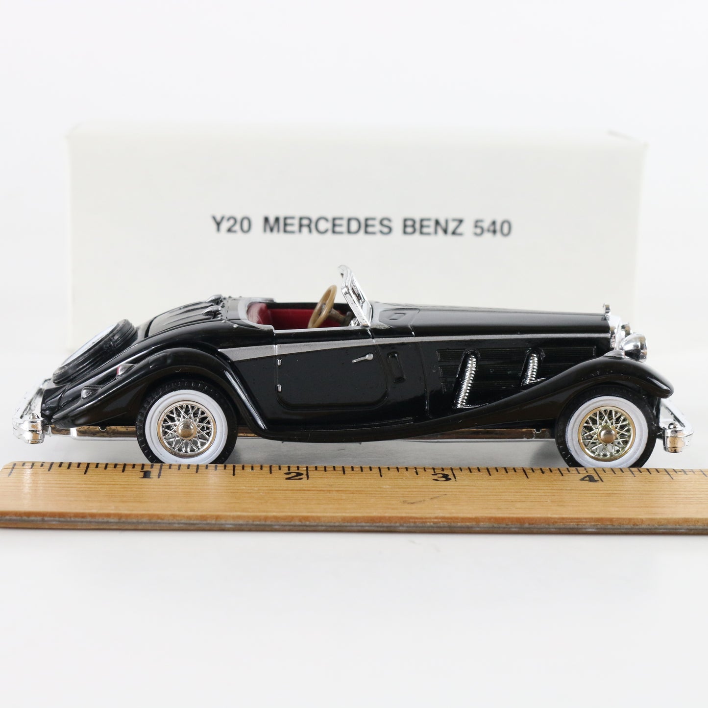 1937 Mercedes Benz 540 Y20 Black Models Of Yesteryear Matchbox 1:43 Model Car