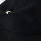 Frank Olive Ladies Black Felt Pinched Crown Hat W/ Zebra Print Trim 7 56cm