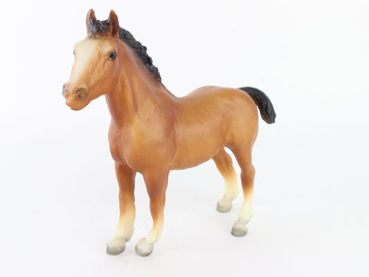 Dark Chestnut Clydesdale Foal Vintage Breyer #84 Traditional Size