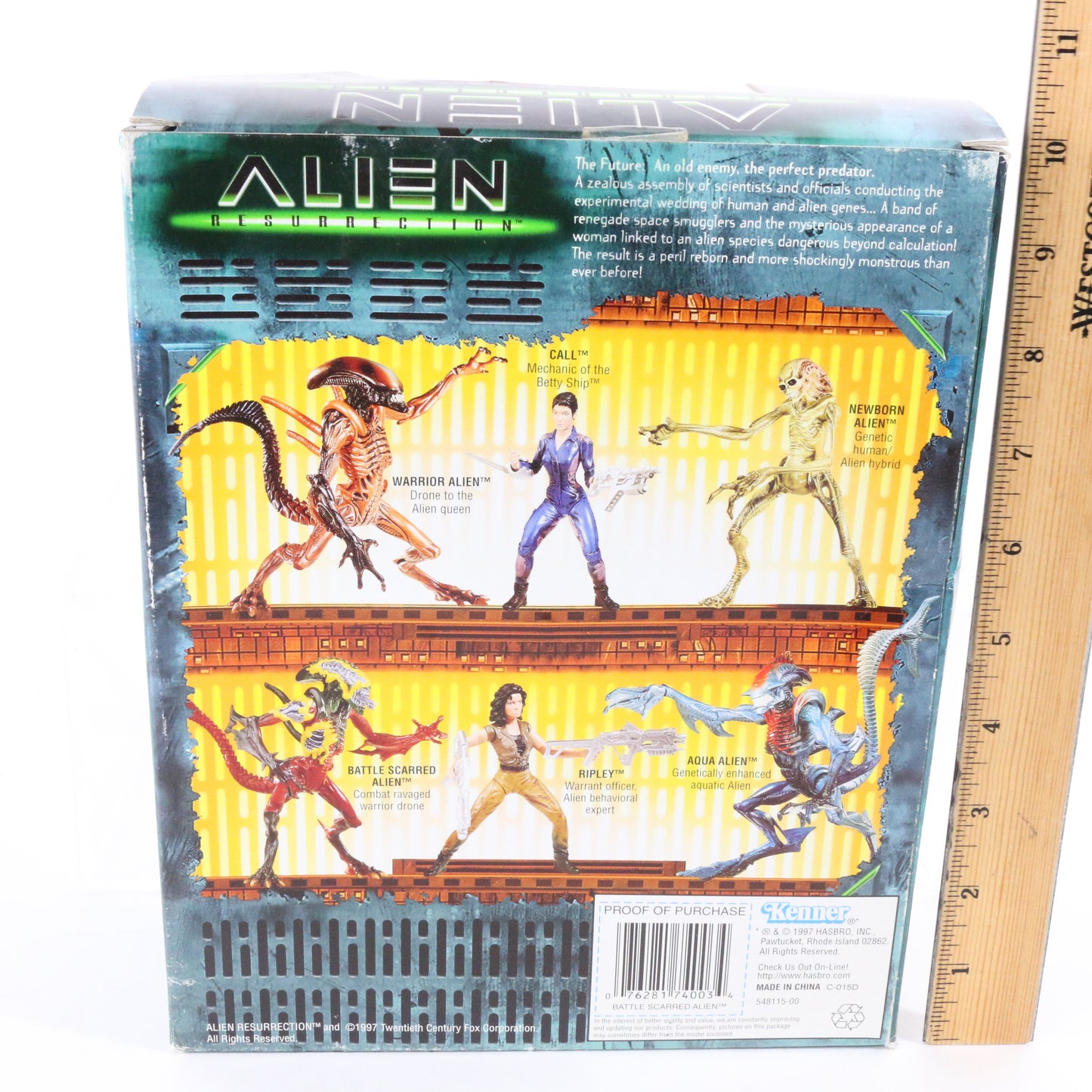 1997 Hasbro Kenner Signature Series Alien Resurrection Battle Scarred Alien