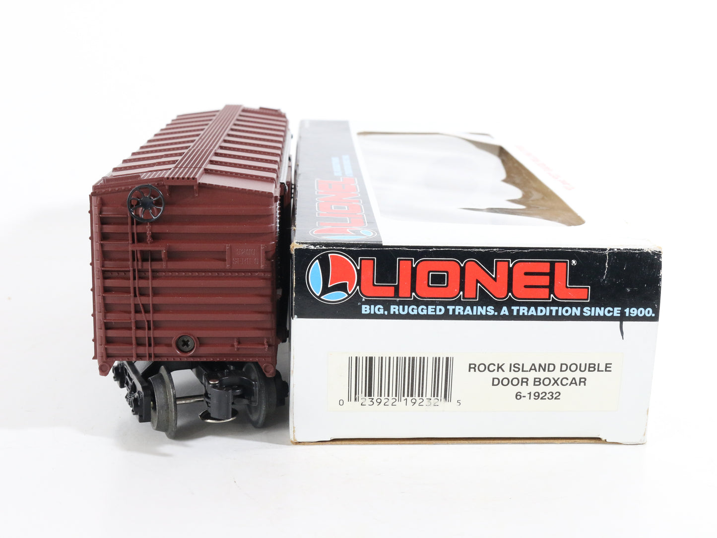 Lionel O 6-19232 Rock Island Ri Brown Double Door Boxcar