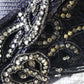 George Zamaul Couture New York Ladies Navy Blue Straw Hat W/ Rhinestones 7 56cm