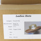 Sonni of California Ladies Elegant Copper and Gold Straw Hat 6 3/4 54cm