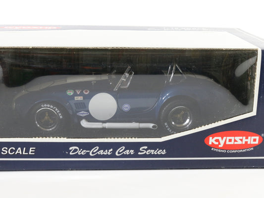 Shelby Cobra 427 S/c Racing Blue Kyosho 1:18 Model Car