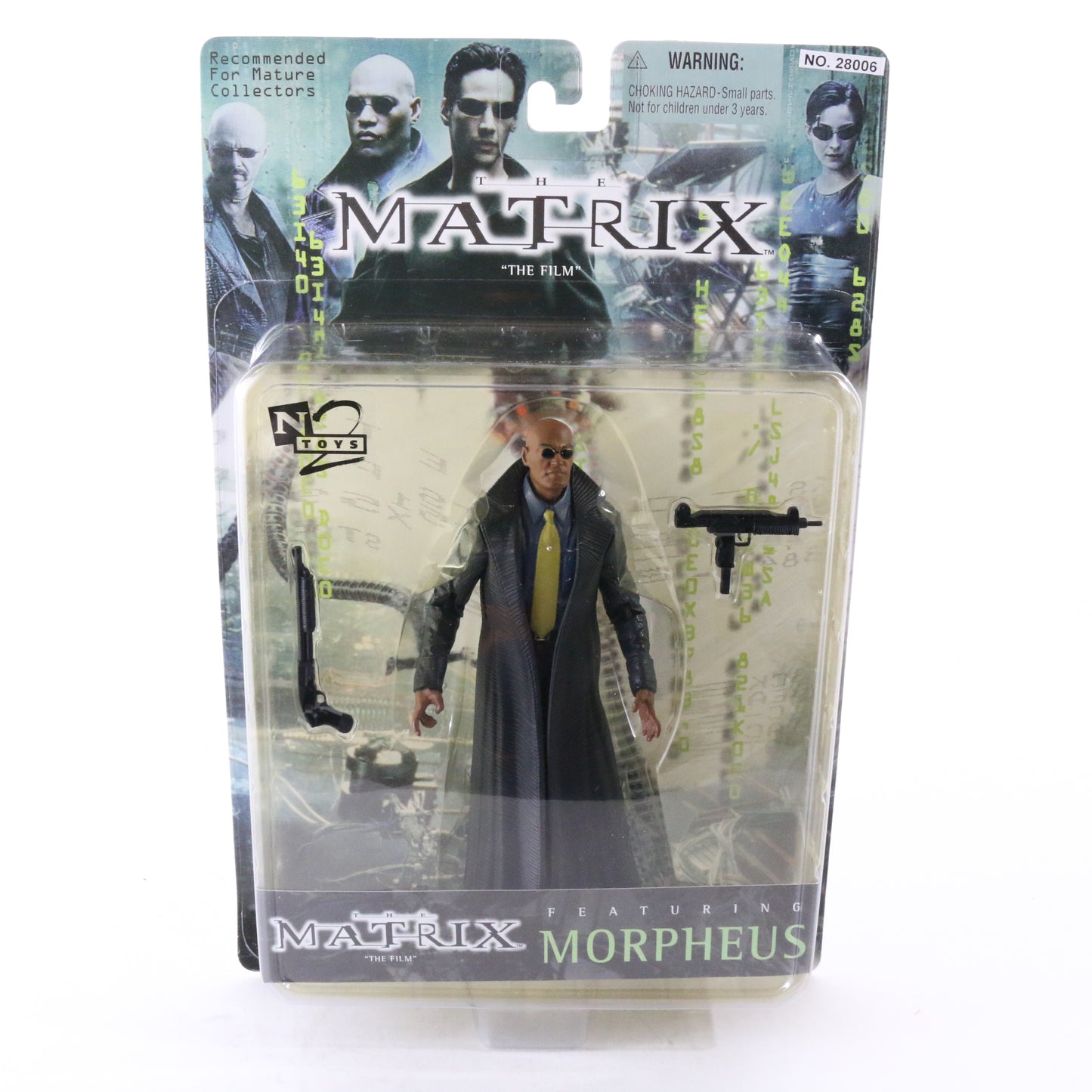 Morpheus N2 Toys Matrix W/ Shotgun & Uzi 28006 Warner Bros Action Figure