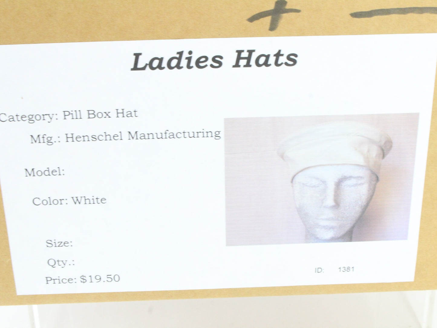 Henschel Ladies White Genuine Leather Pillbox Cap MULTIPLE SIZES