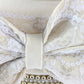George Zamaul New York Ladies Off White and Gold Felt Hat W/ Lace 7 56cm