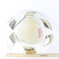 George Zamaul Couture Ladies Fancy Couture White Straw Hat W/ Sequins 7 56cm