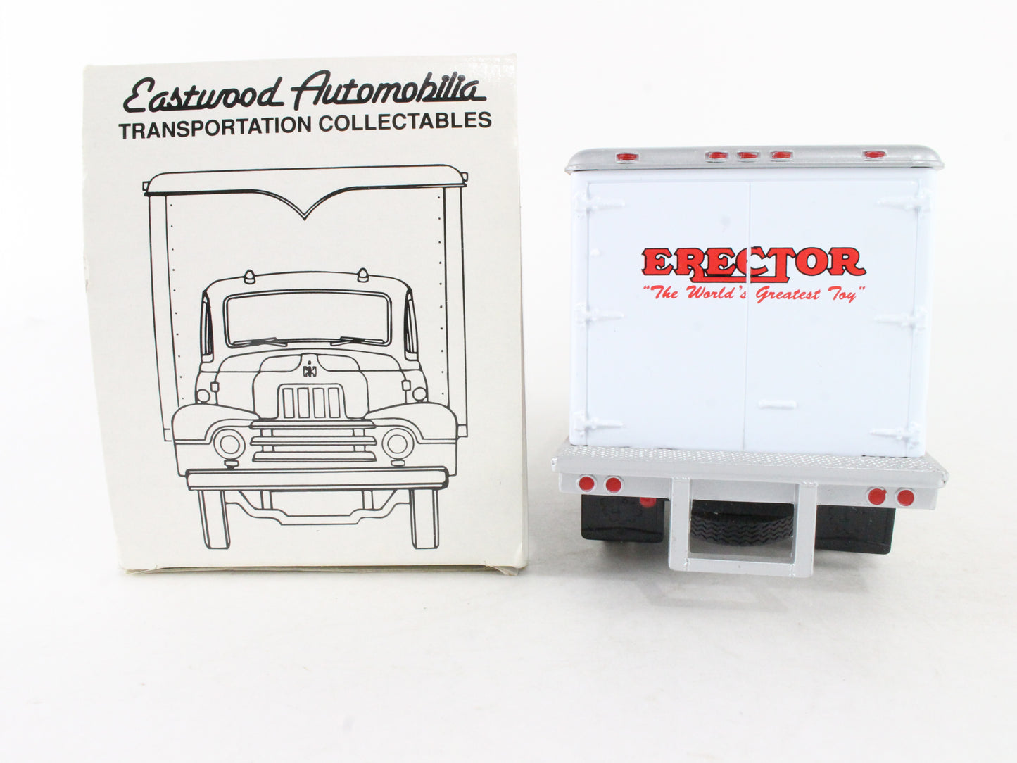 1957 International R-190 W/ Dry Goods Van Erector First Gear 1:34 Scale 19-0111