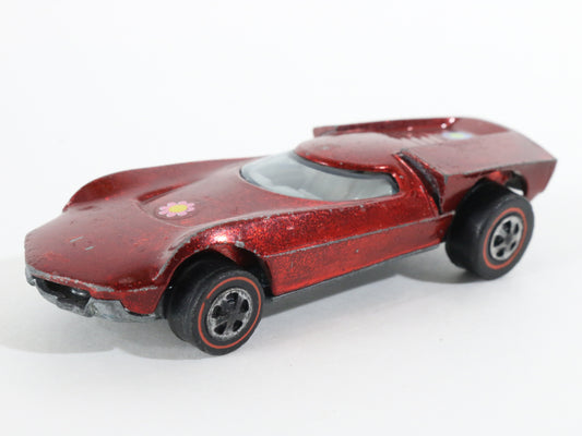 Vintage Hot Wheels Redline Turbofire Red Mattel 1968 USA